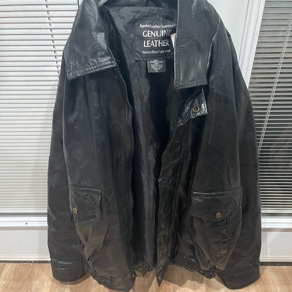 Classic Black Bomber Jacket with Matte Finish